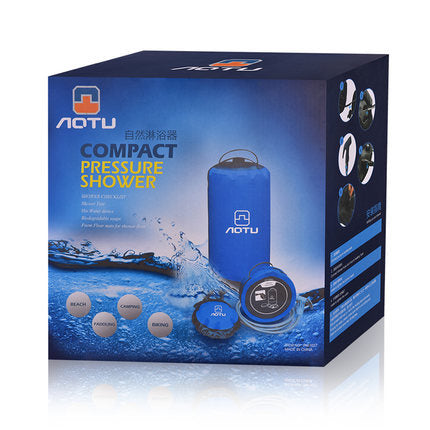 Portable Solar Shower Bag – Outdoor Camping Shower with Heating & Hanging Strap