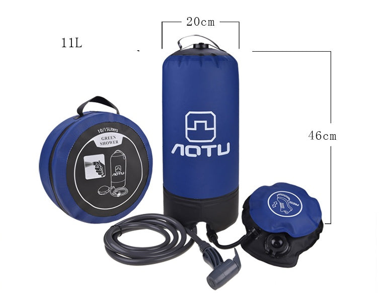 Portable Solar Shower Bag – Outdoor Camping Shower with Heating & Hanging Strap