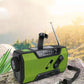 Pocket Solar Radio – Emergency Weather Radio with Flashlight & Power Bank | 3-Way Charging for Camping & Survival