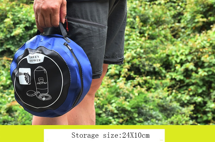 Portable Solar Shower Bag – Outdoor Camping Shower with Heating & Hanging Strap