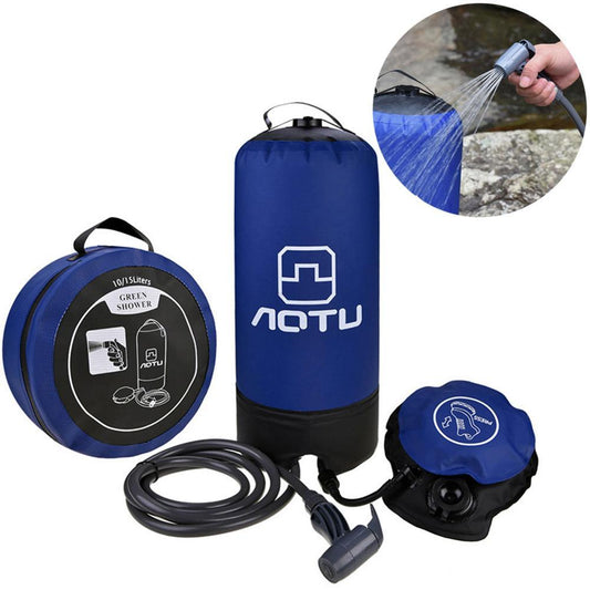 Portable Solar Shower Bag – Outdoor Camping Shower with Heating & Hanging Strap