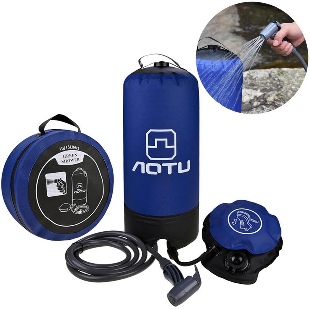 Portable Solar Shower Bag – Outdoor Camping Shower with Heating & Hanging Strap